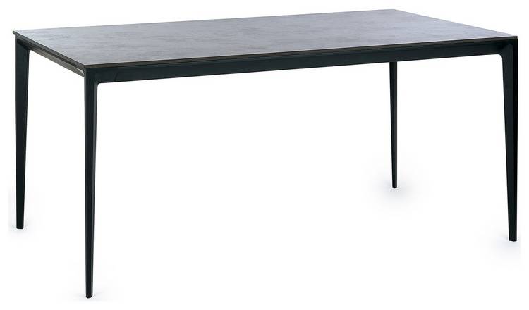 Julian Bowen Dexter 4 Seater Dining Table - Slate Grey