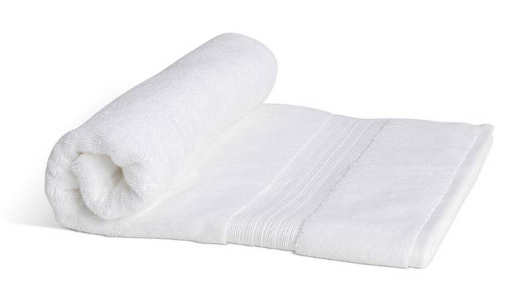 Habitat Egyptian Cotton Bath Towel - White