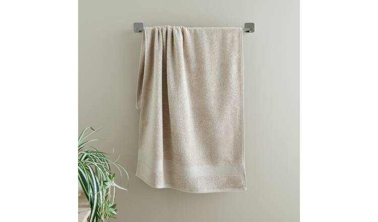 Catherine Lansfield Anti Bacterial Bath Sheet - Natural