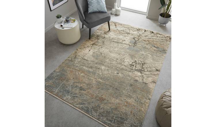 Mega Flooring Brown Kilim Abstract Rug - 120 x 180cm