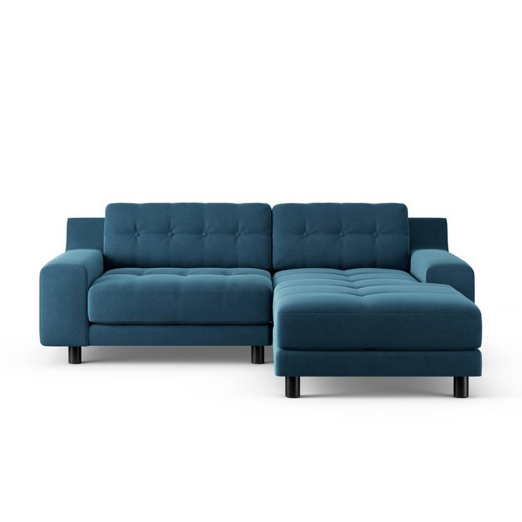 Habitat Hendricks Right Hand Corner Sofa - Ink Blue 0