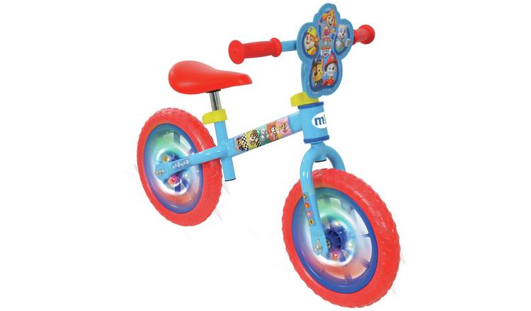 Paw Patrol 12 Inch Wheel Size Kids Light Up Balance Bike