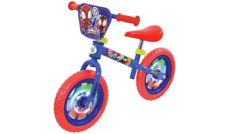 Spidey & His Amazing Friends 12" Kids Light Up Balance Bike