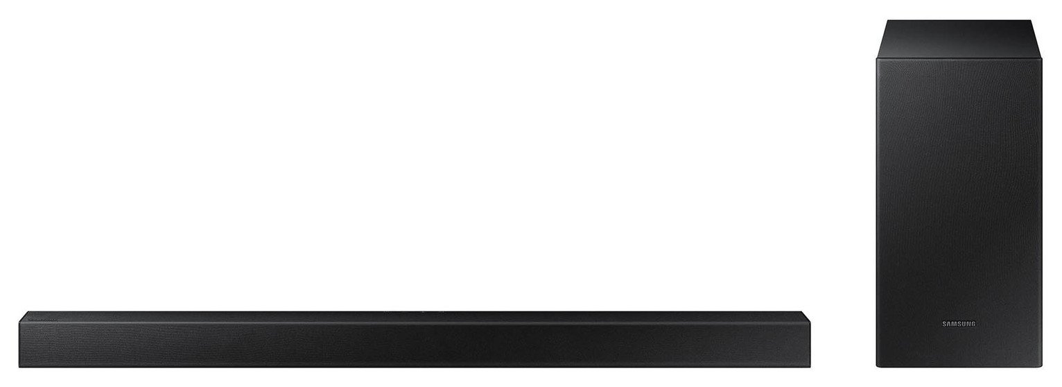 soundbar with wired subwoofer output