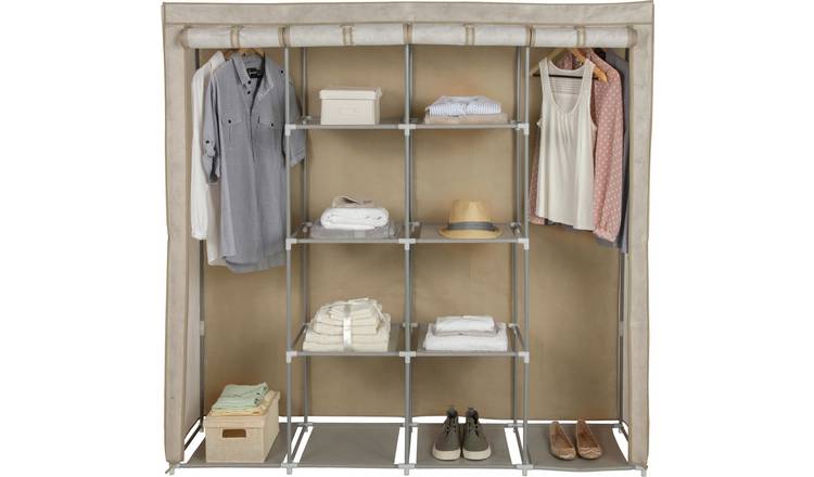 Foldable store wardrobe argos