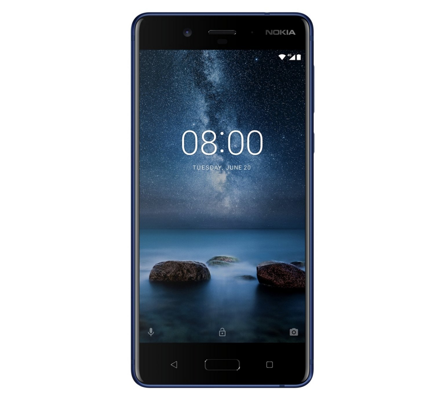 Sim Free Nokia 8 Mobile Phone - Tempered Blue