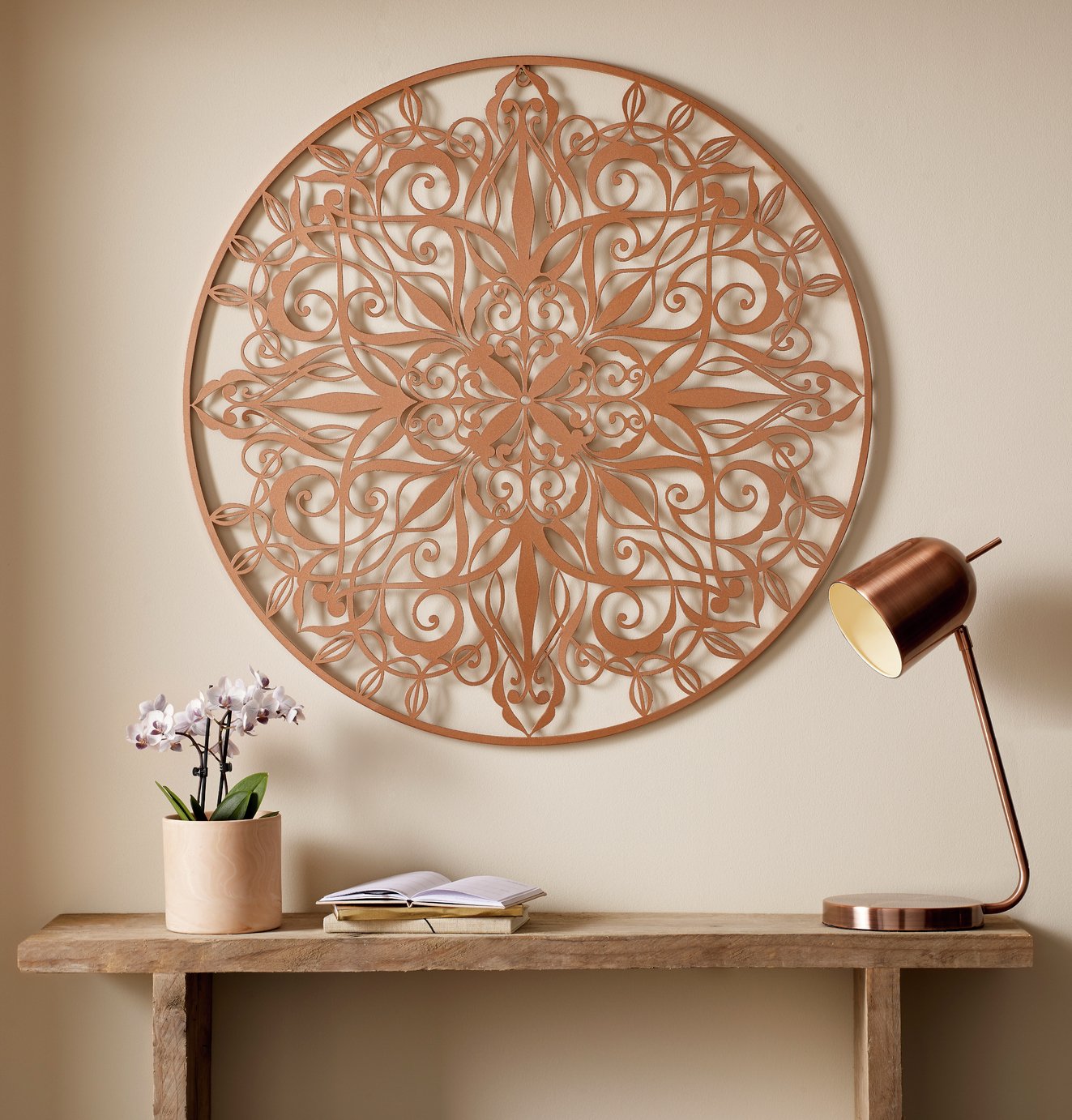 Graham & Brown Luxe Metal Wall Art - Copper