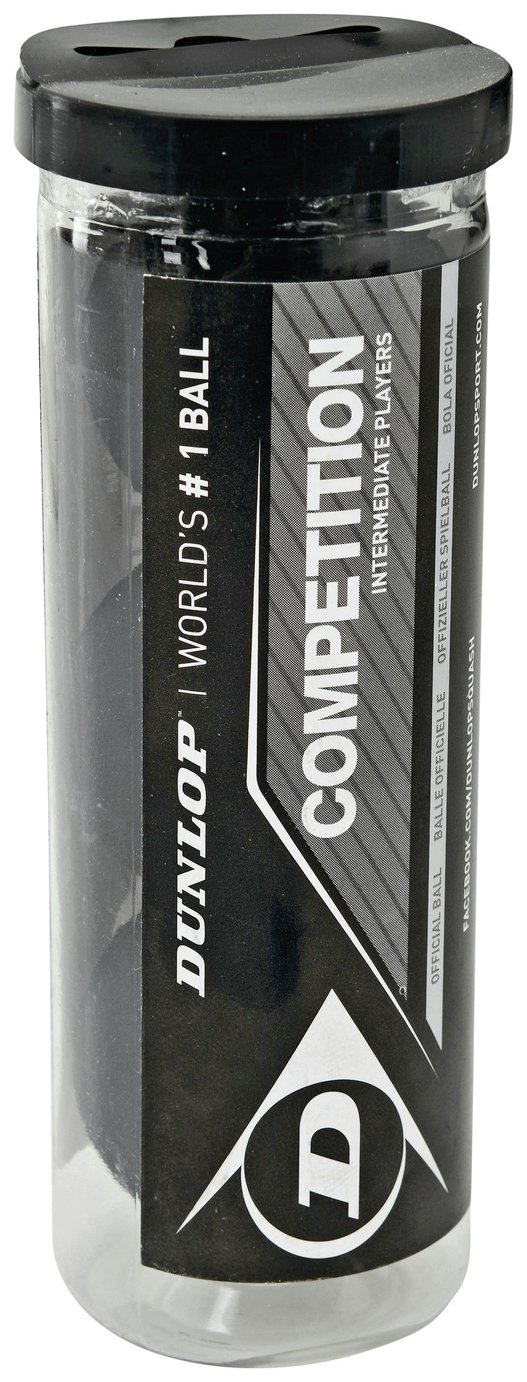 Dunlop Competition 3 Squash Ball Tube