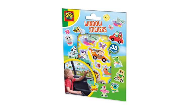 SES Creative Window Stickers Car Travel Activity