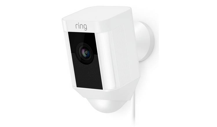 Ring Spotlight Cam Wired Security Camera - White