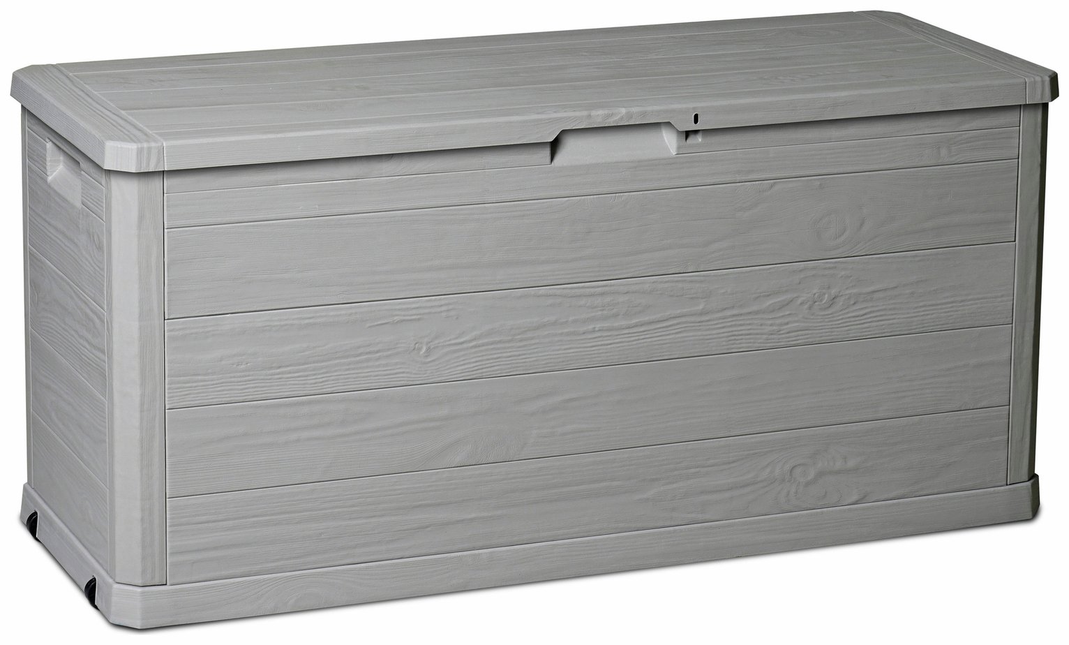 Toomax 280L Wood Effect Garden Storage Box - Grey