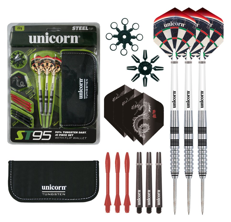 Unicorn Gary Anderson 41 Piece 22g 90% Tungsten Darts Set Review