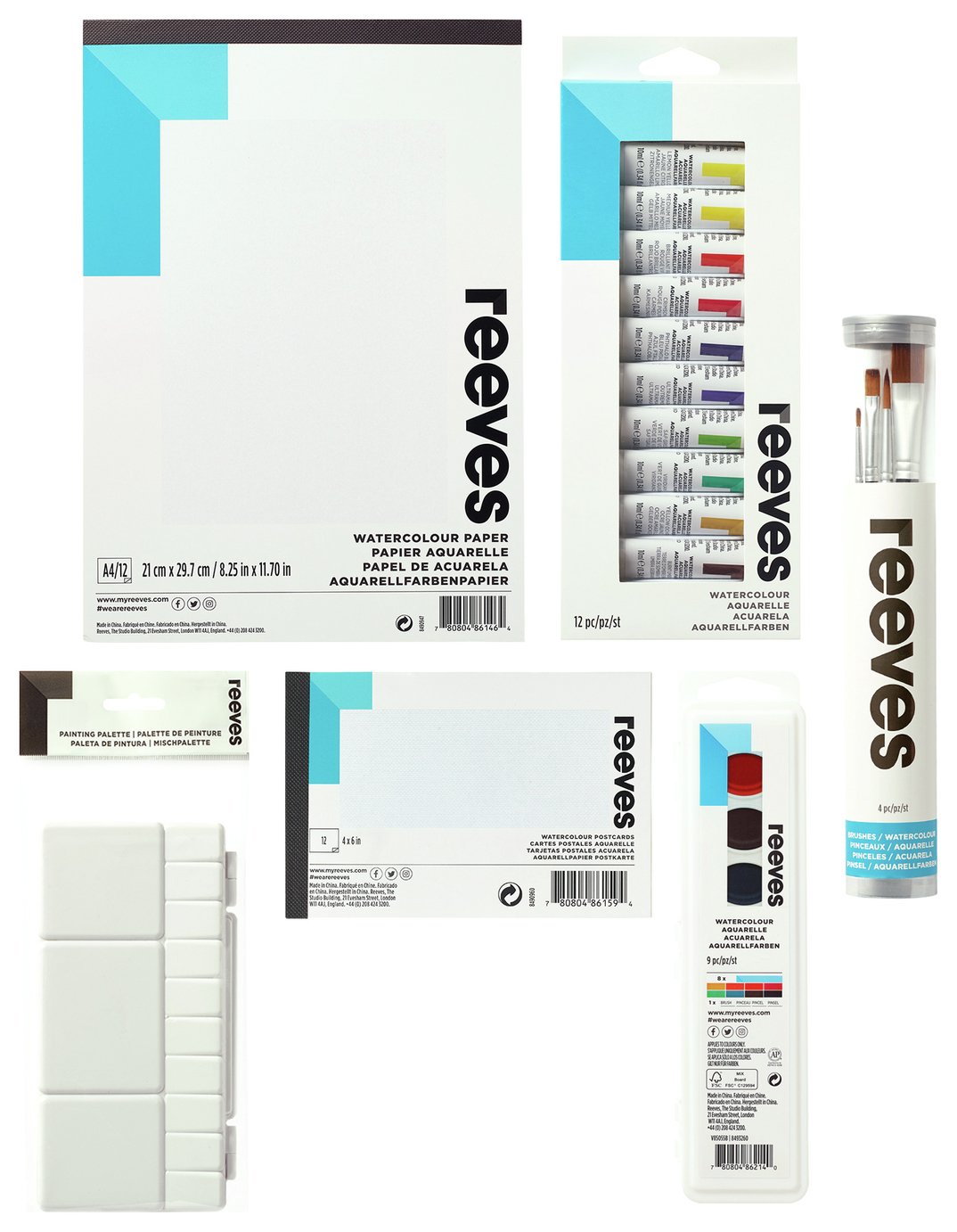 Reeves Watercolour Super Bundle Set