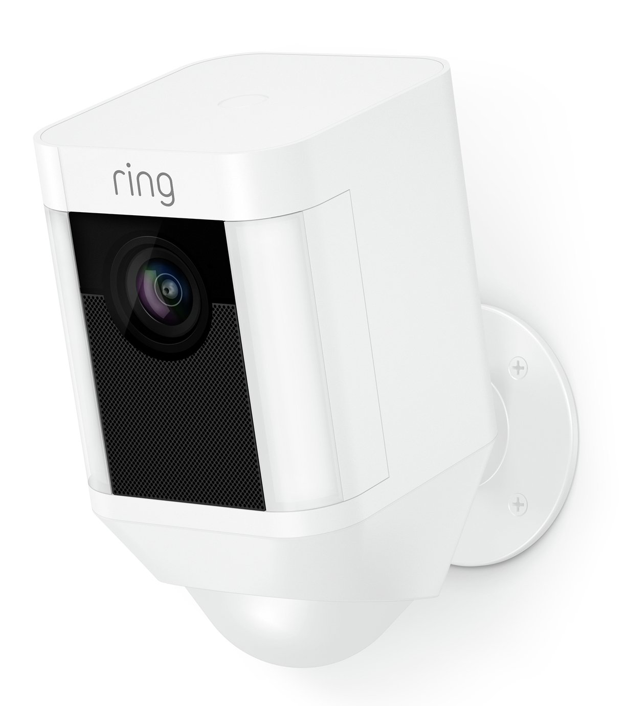 Ring Spotlight Cam Battery Security Camera- White