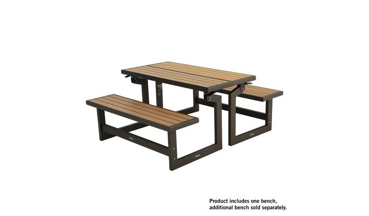 Argos bench best sale table set