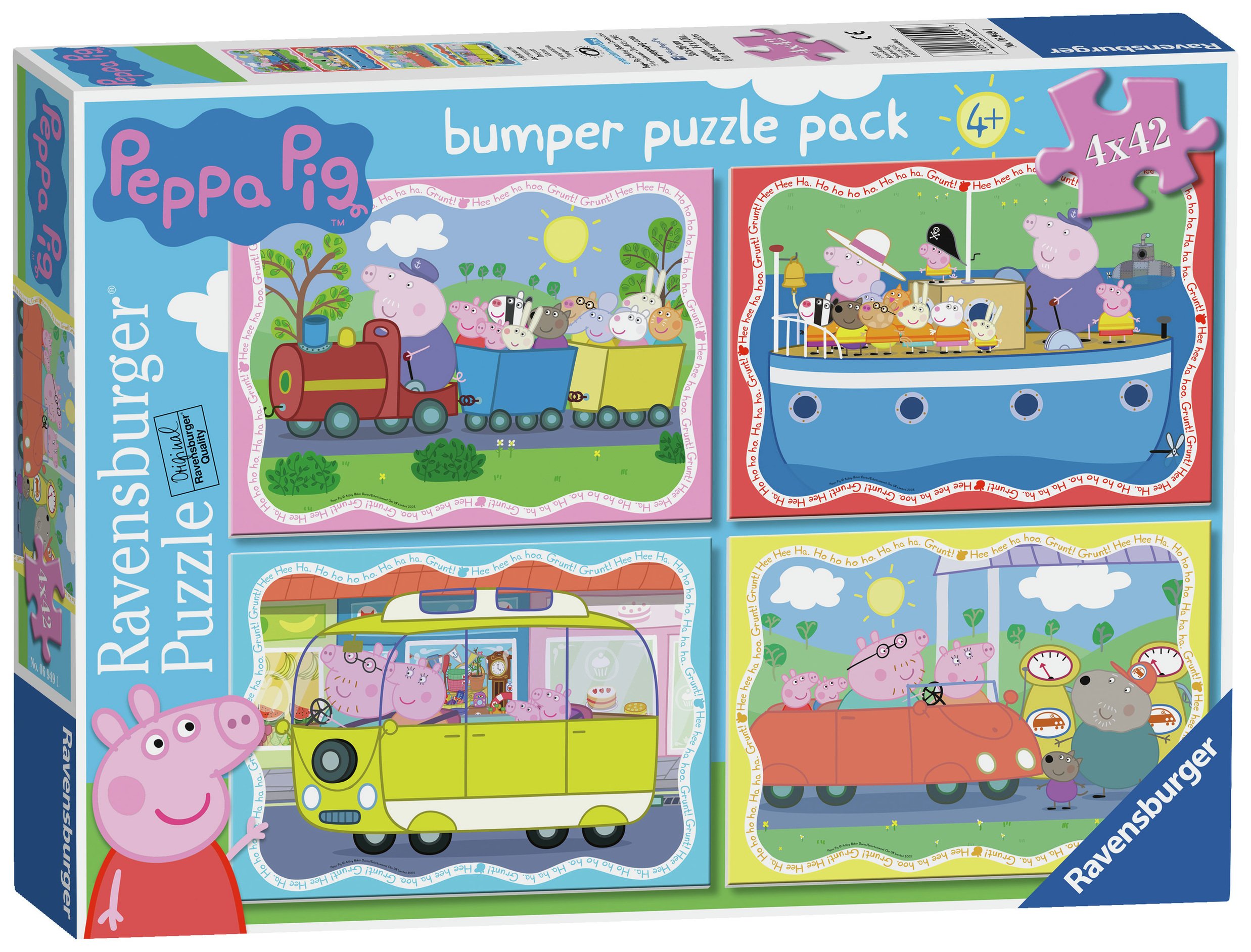 Ravensburger Peppa Pig 42 Piece Puzzle - 4 Pack