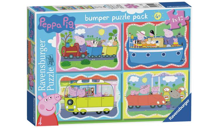 Ravensburger Peppa Pig 42 Piece Puzzle - 4 Pack