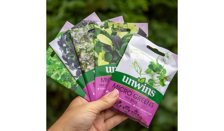 Marshalls Garden Micro-Leaf Seeds Collection - 5 Packets