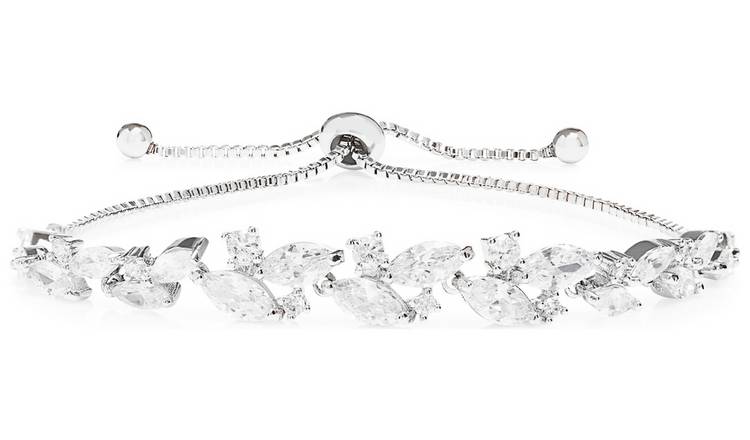 Jon Richard Cubic Zirconia Mixed Stone Bracelet