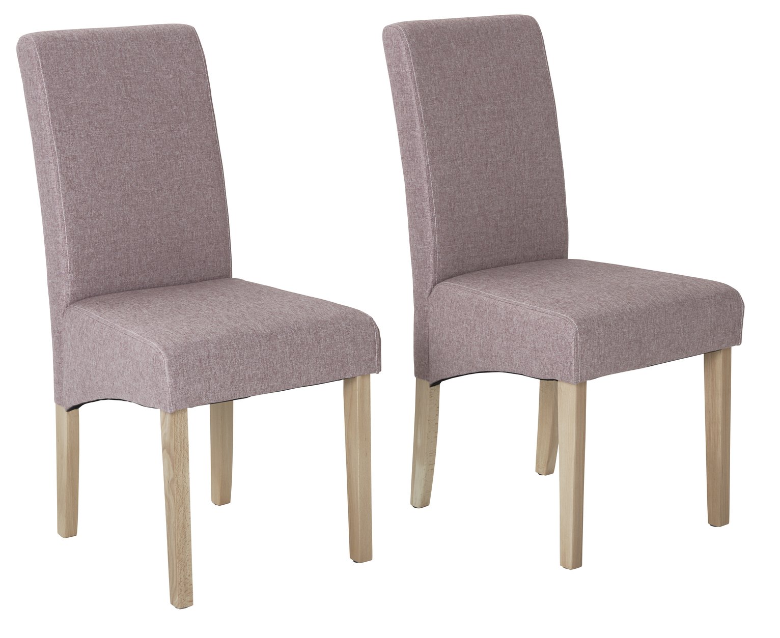 Argos Home Pair of Tweed Skirted Dining Chairs Review