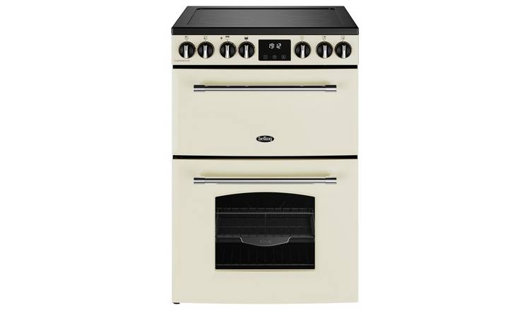 Belling 60cm Double Oven Electric Range Cooker - Cream