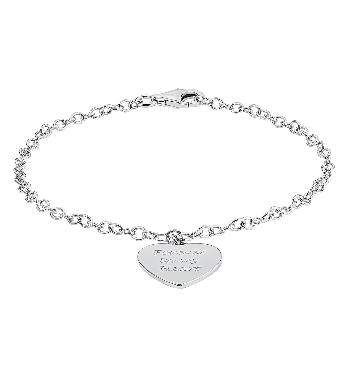 Moon & Back 'Forever in My Heart' Charm Bracelet