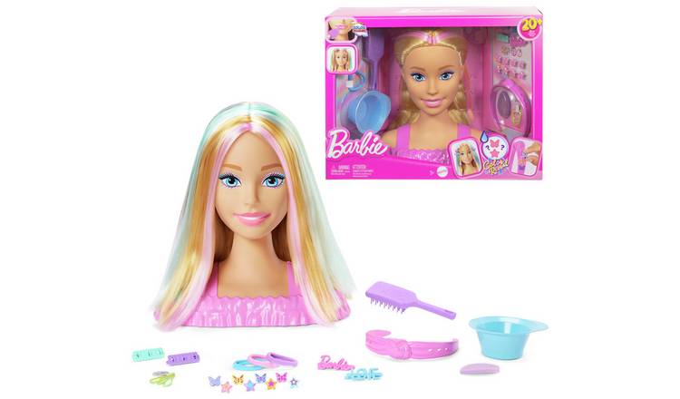 Barbie Doll Styling Head, Blonde with Styling Accessories