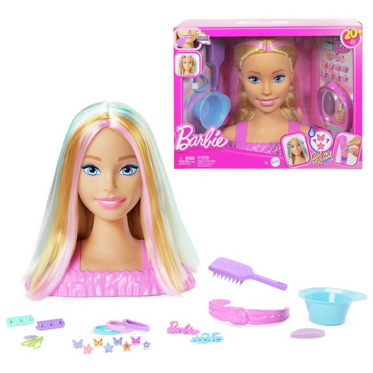 Barbie Doll Styling Head, Blonde with Styling Accessories 0