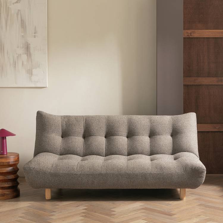 Habitat Kota 3 Seater Fabric Clic Clac Sofa Bed - Grey 0