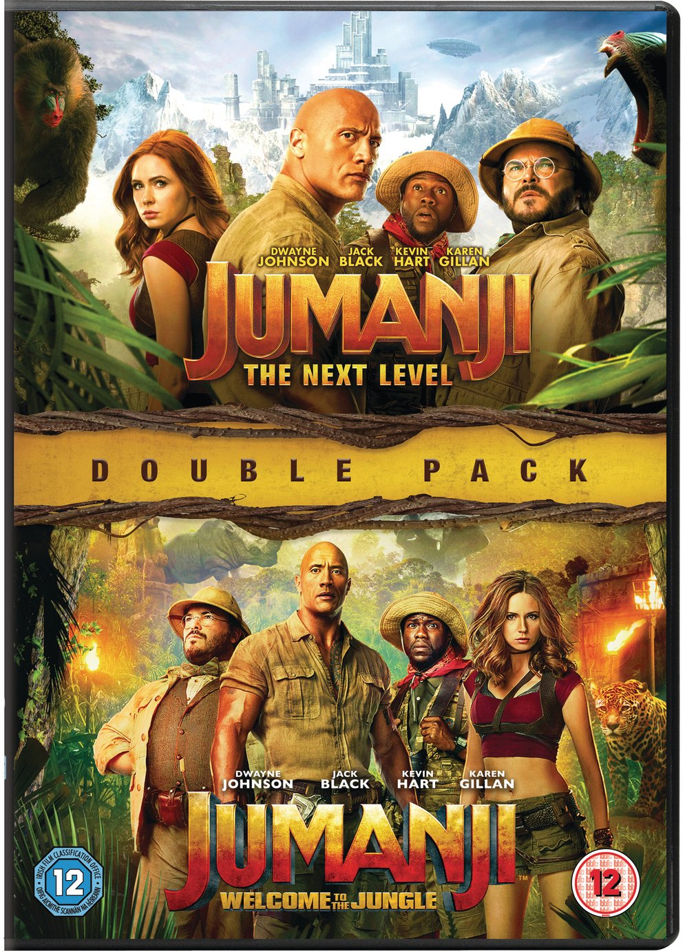 Jumanji: Welcome to the Jungle & The Next Level DVD Box Set Review