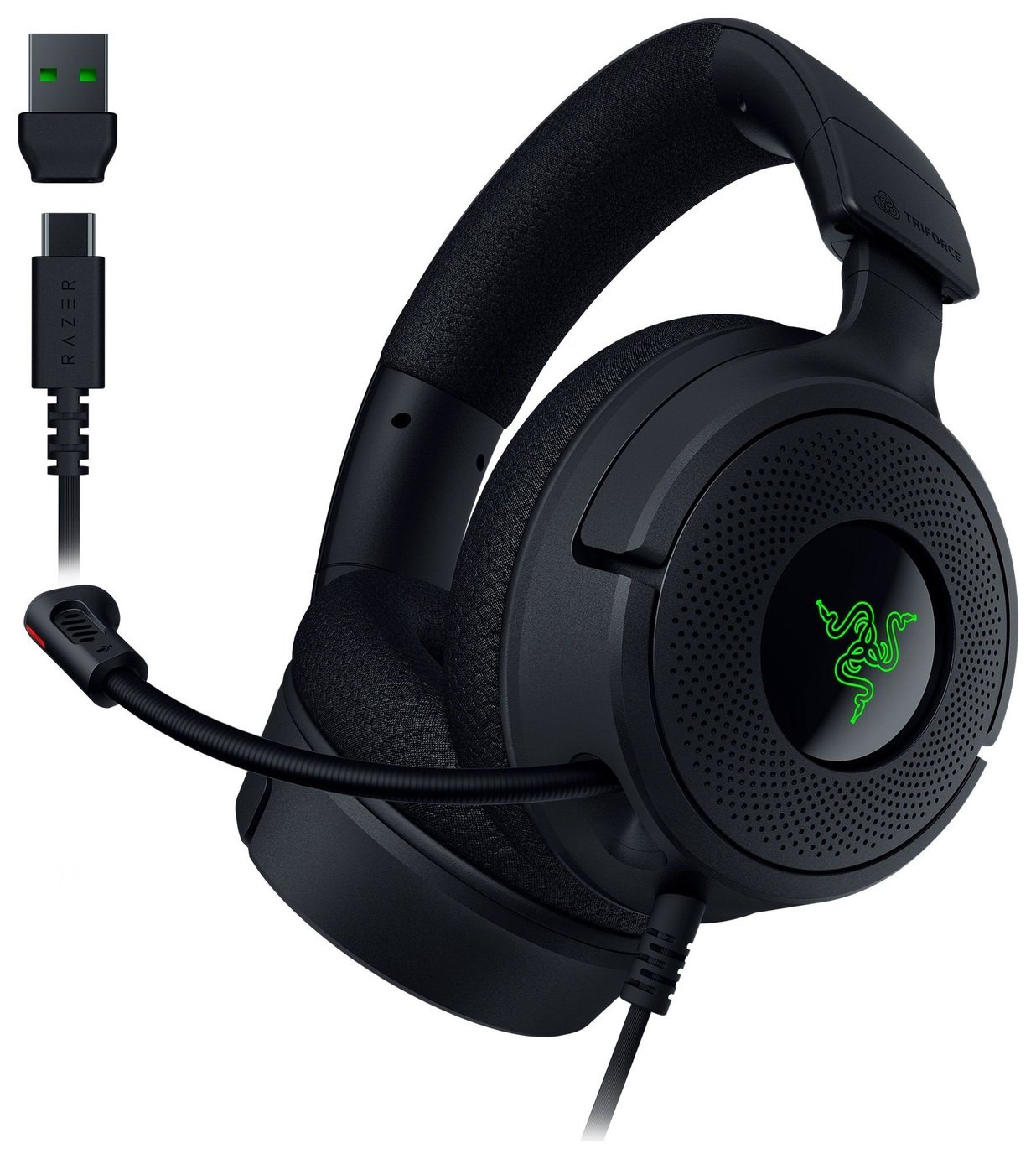 Razer Kraken V4 X Wired PC Gaming Headset - Black