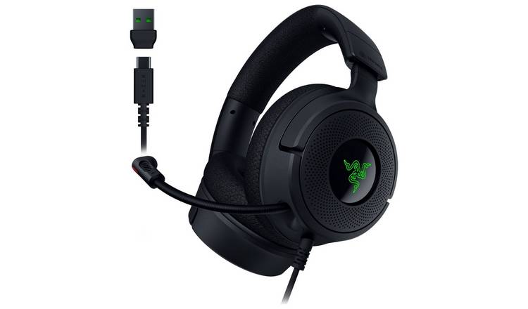 Razer Kraken V4 X Wired PC Gaming Headset - Black