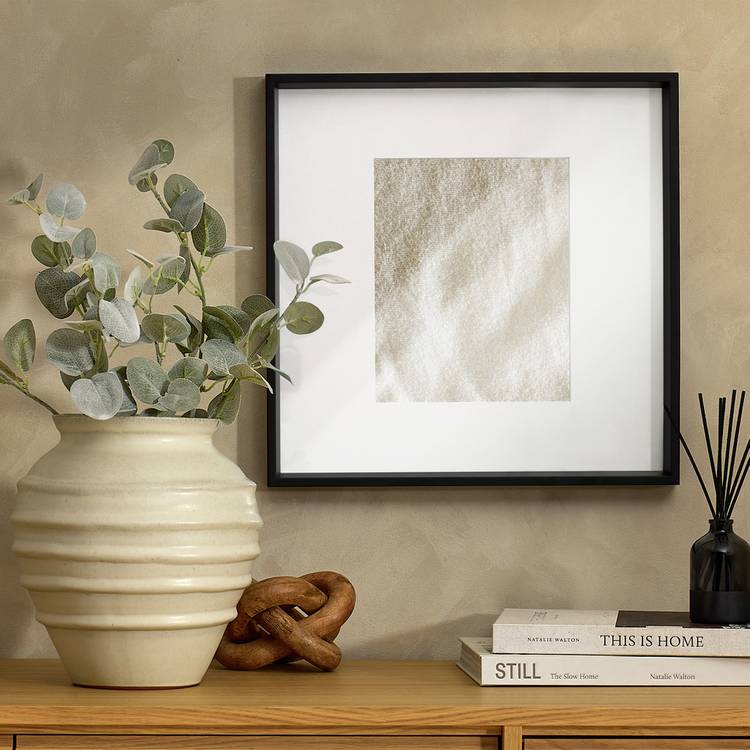 Habitat Black Wooden Picture Frame - 8x10" 0