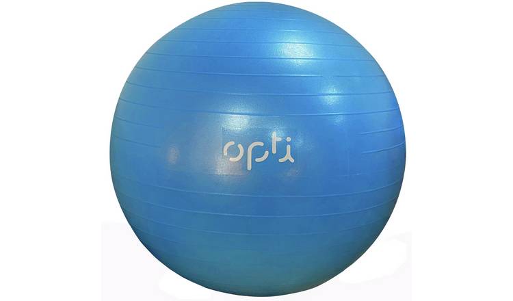 VirtuFit Anti-Burst Fitness Ball Pro - Gym Ball - Swiss Ball - avec pompe -  Gris - 75 cm