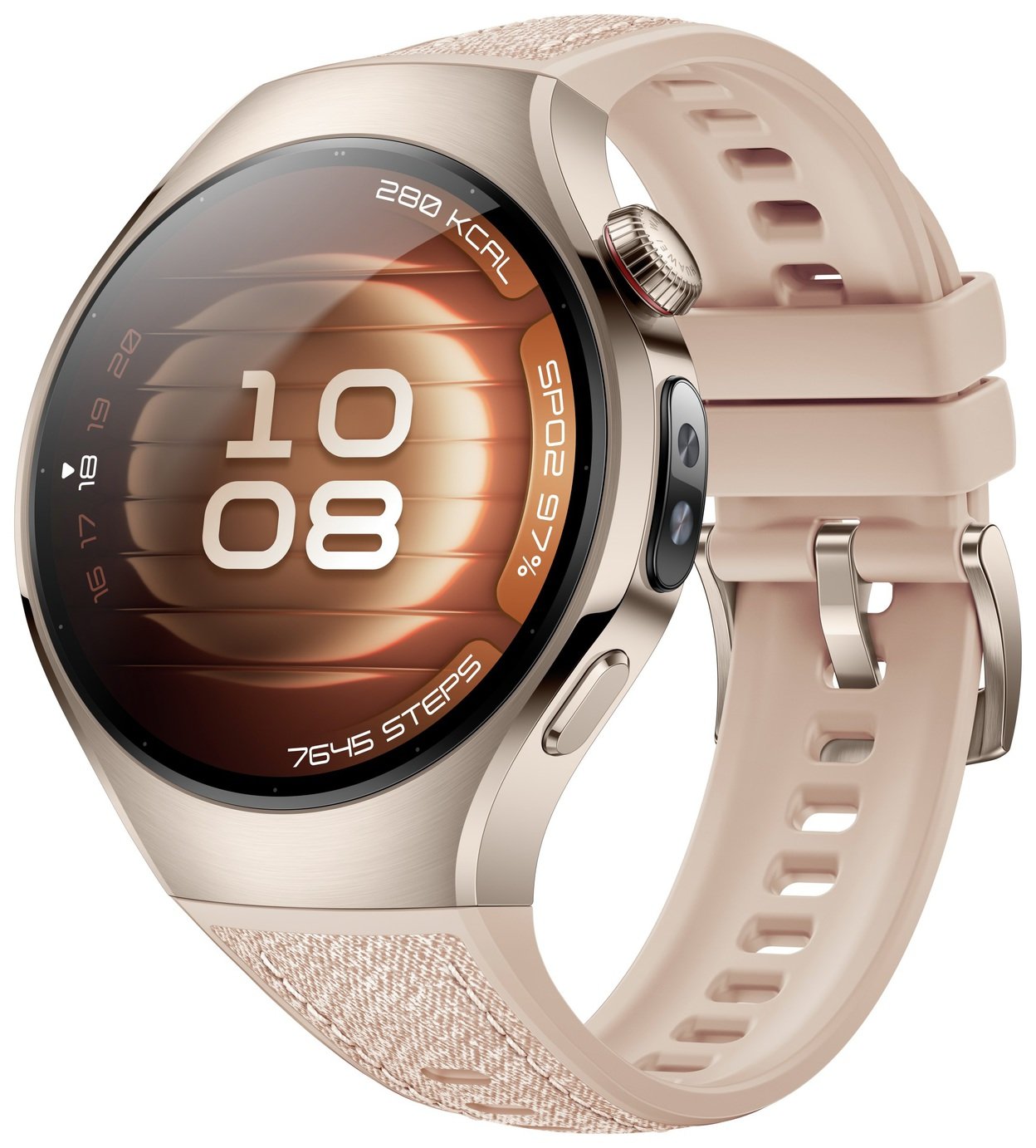HUAWEI Watch 5 42mm Wi-Fi Smart Watch Stainless Steel Beige