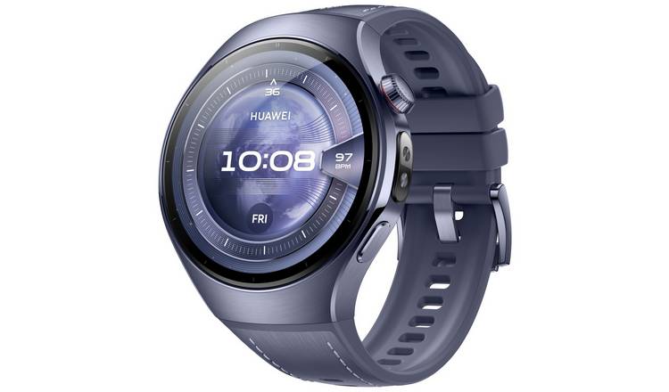 HUAWEI Watch 5 46mm Wi-Fi Smart Watch - Titanium Purple