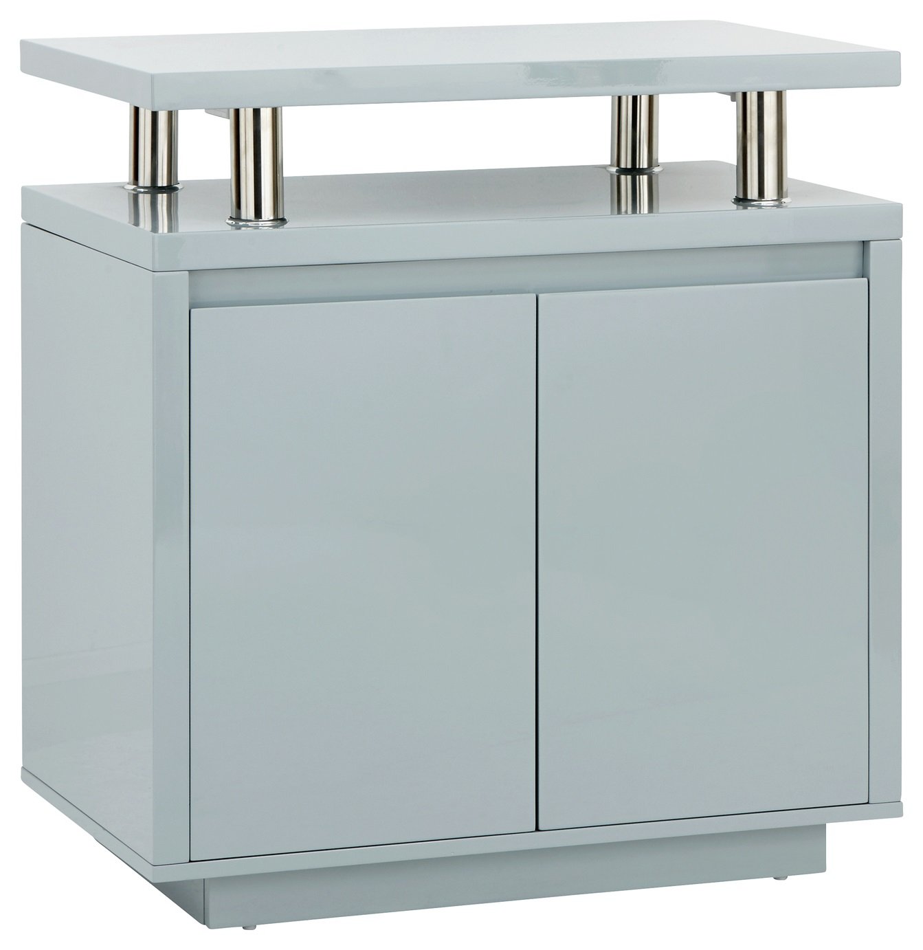 Polar 2 Door Sideboard - Grey Gloss