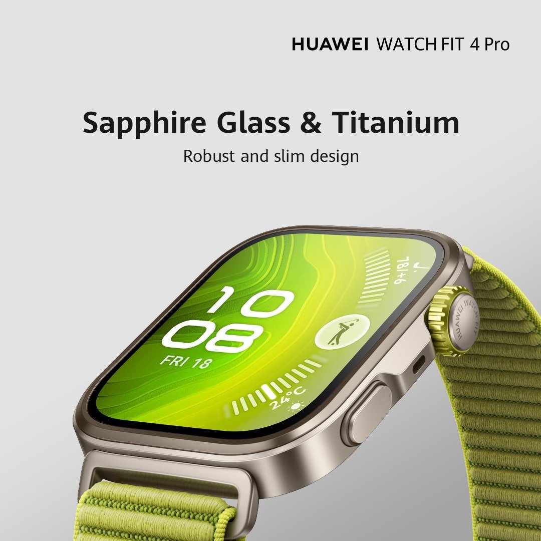 Buy HUAWEI Fit 4 Pro 45mm Smart Watch - Titanium Green | Fitness