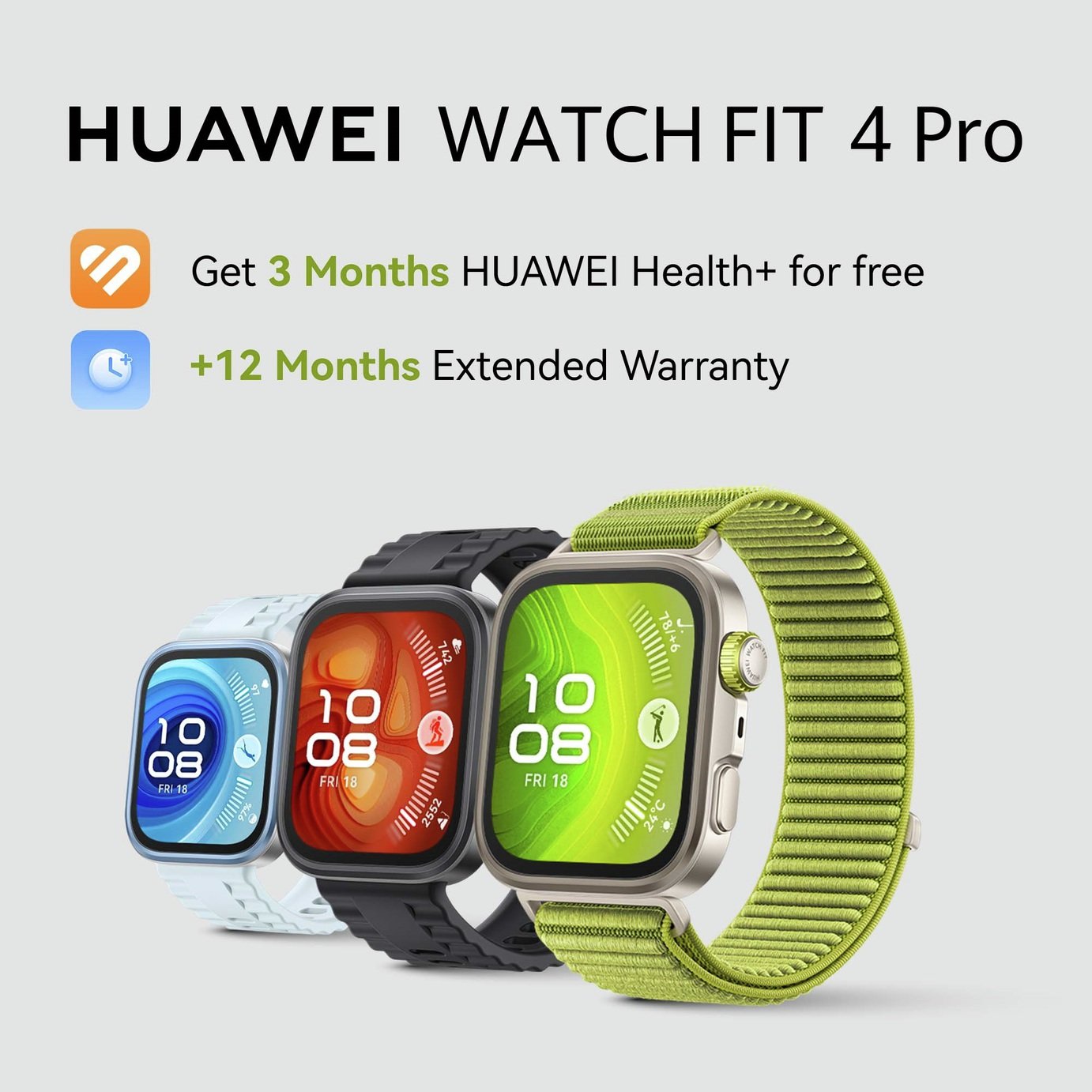 HUAWEI WATCH FIT 4 Pro グリーン 本体 Buy HUAWEI Fit 4 Pro 45mm Smart Watch - Titanium Green | Fitness