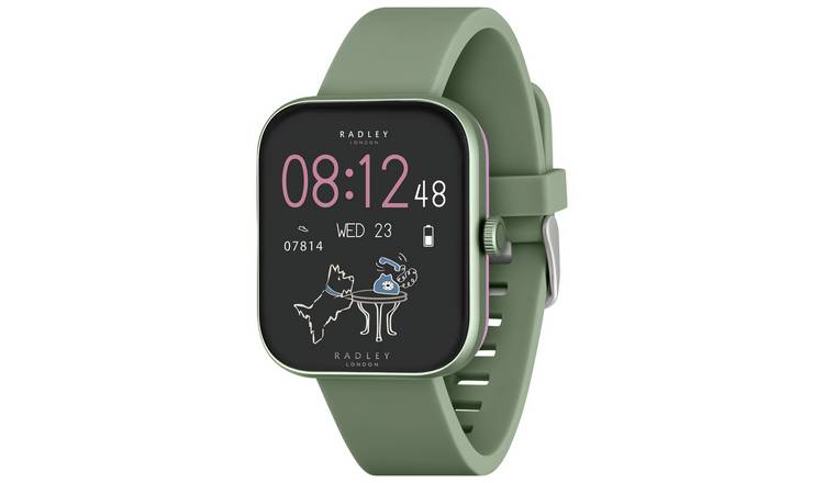 Radley Series 32 Olive Green Silicone Strap Smart Watch