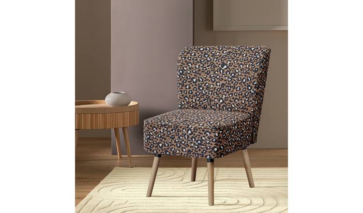 Habitat Eppy Fabric Accent Chair - Leopard Print