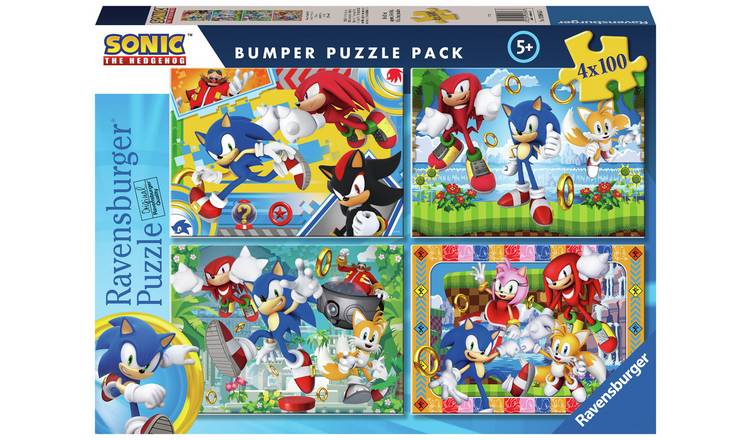 Ravensburger Sonic the Hedgehog 4x100 Pieces Puzzle