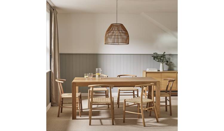 Habitat Drio Extending 4 - 10 Seater Dining Table - Oak