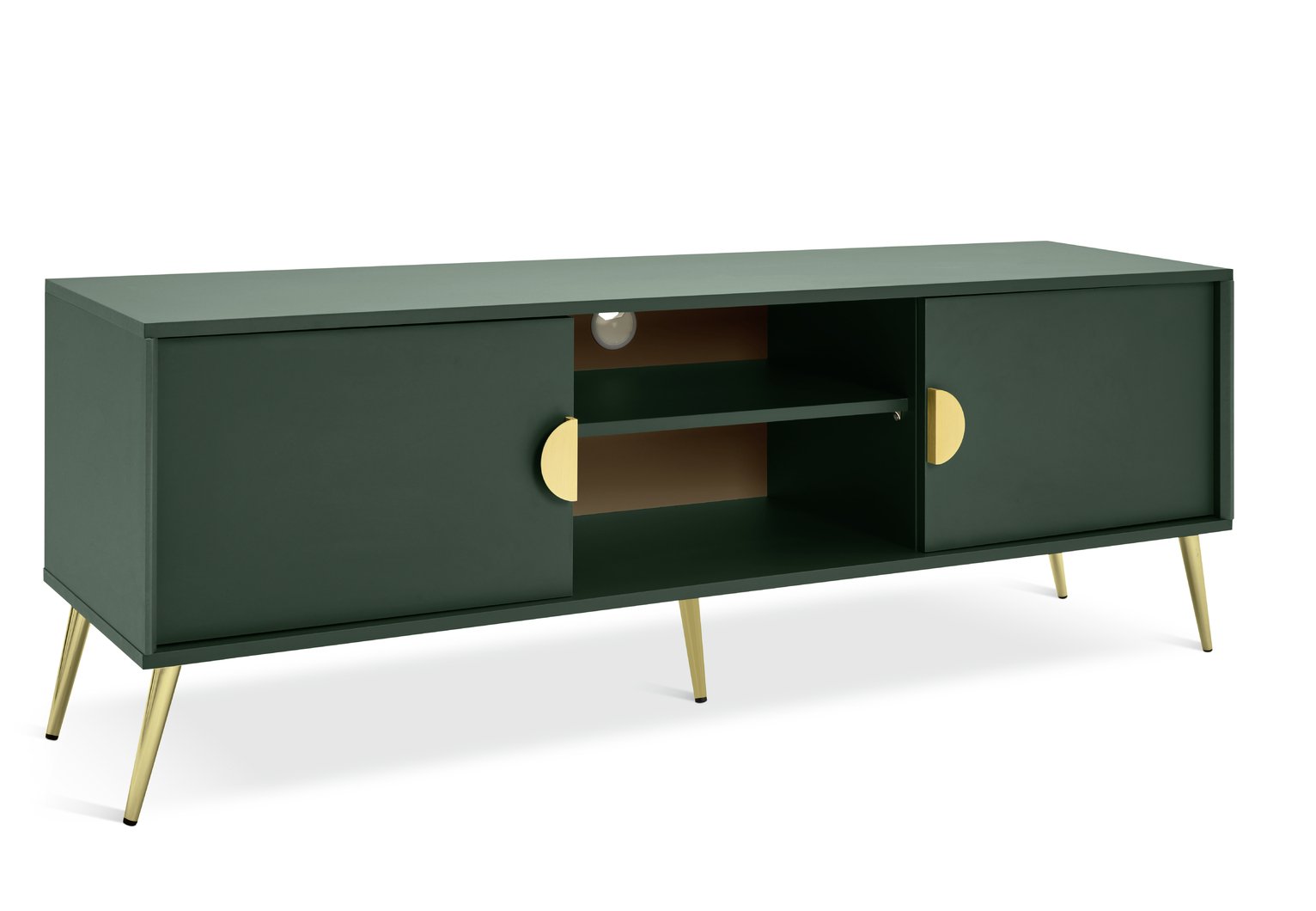 Habitat Velma 2 Door TV Unit - Green