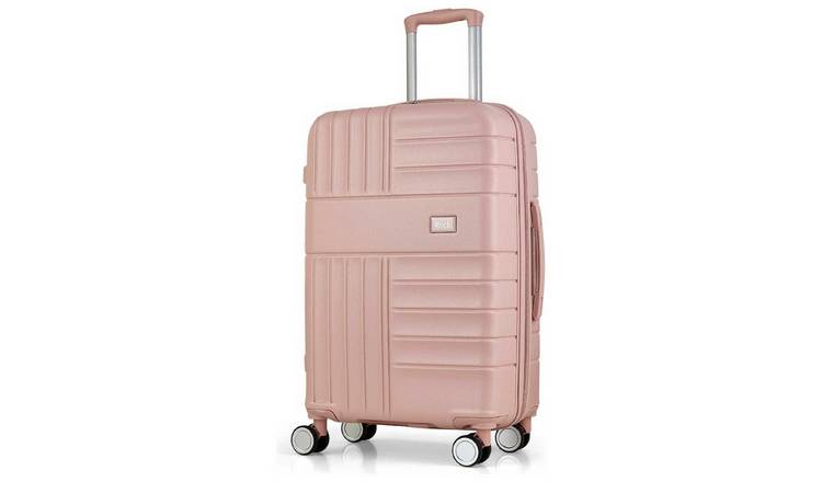 Rock 8 Wheel Hard Suitcase - Medium, Pink