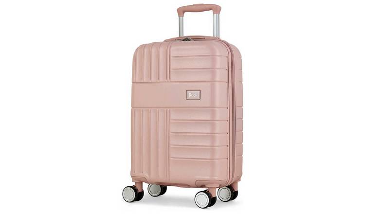 Rock 8 Wheel Hard Suitcase - Small, Pink