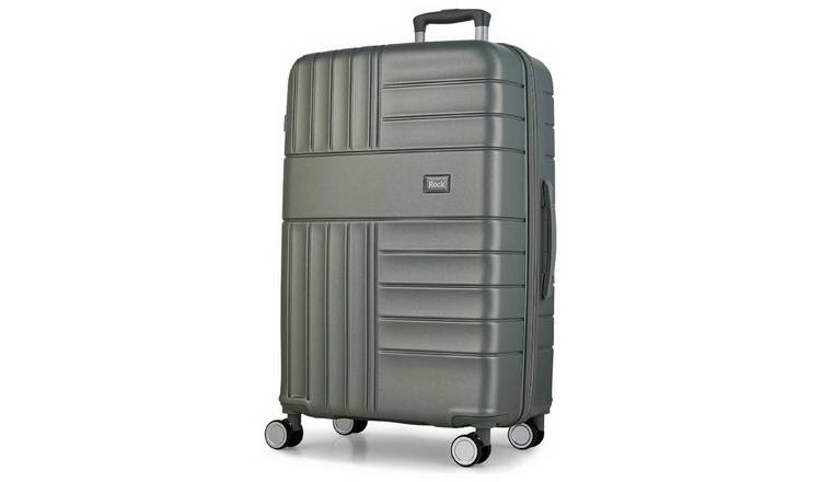 Rock 8 Wheel Hard Suitcase - Large, Sage Green