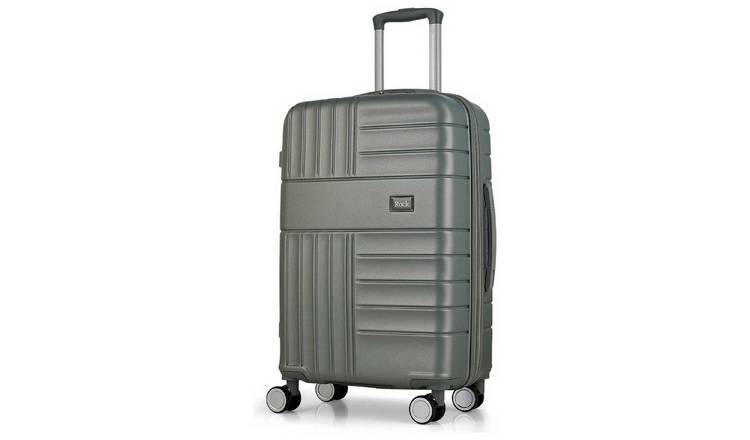 Rock 8 Wheel Hard Suitcase - Medium, Sage Green