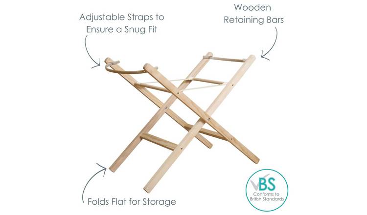 Clair De Lune Folding Moses Basket Stand