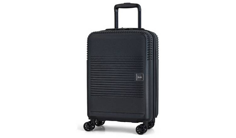 Rock 8 Wheel Hard Suitcase - Small, Black